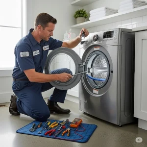 خدمة الغسالات في الكويت — إصلاح وتنظيف على أصوله