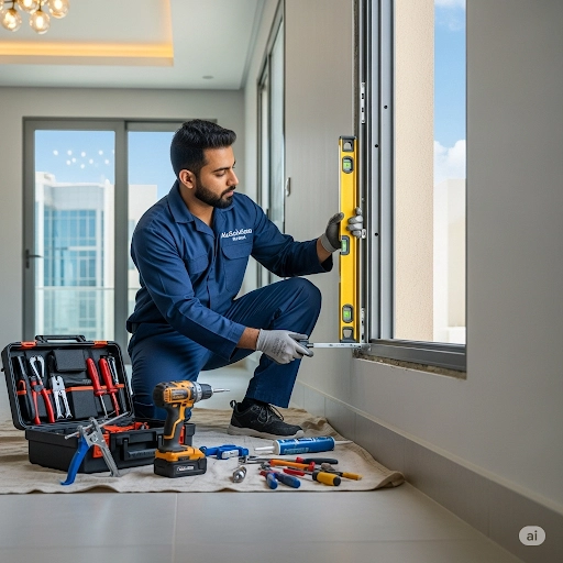 فني المنيوم شبابيك: تركيب وصيانة | أناقة وعزل وحماية لمنزلك