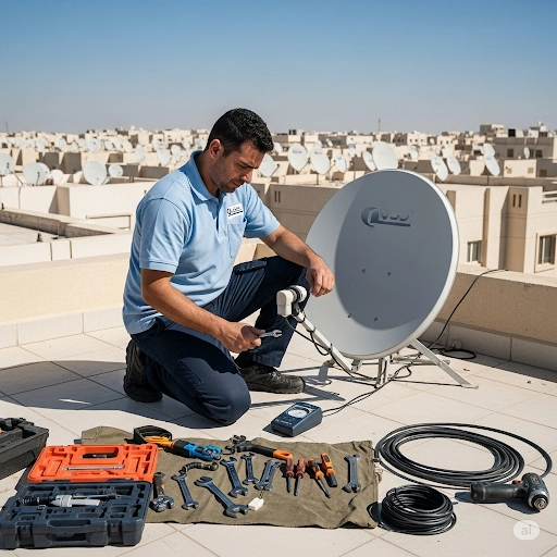فني ستلايت خيطان — صيانة وتركيب محترفة
