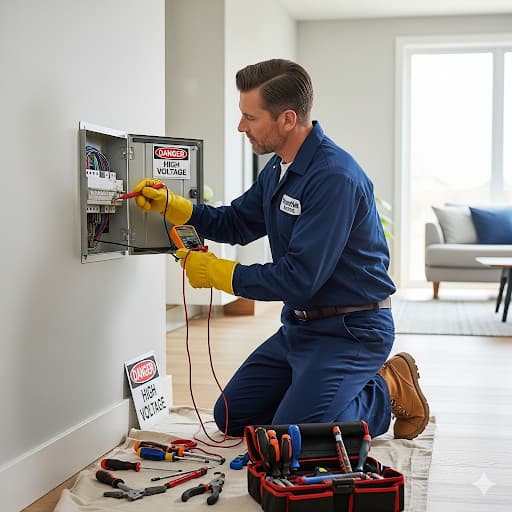 صيانة كهرباء منزلية صيانة التمديدات الكهربائية المنزلية: دليل شامل للوقاية والأمان