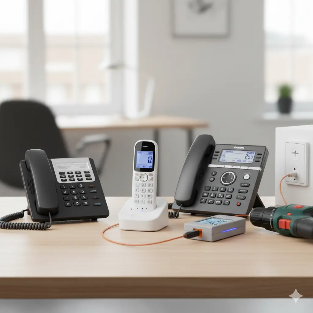 تركيب خط الهاتف الأرضي: دليل شامل لشبكة اتصال مستقرة