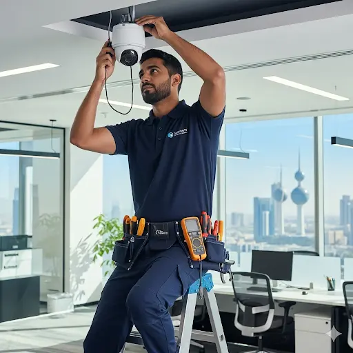 فني كاميرات مراقبة الرميثية: تركيب وصيانة بأعلى جودة