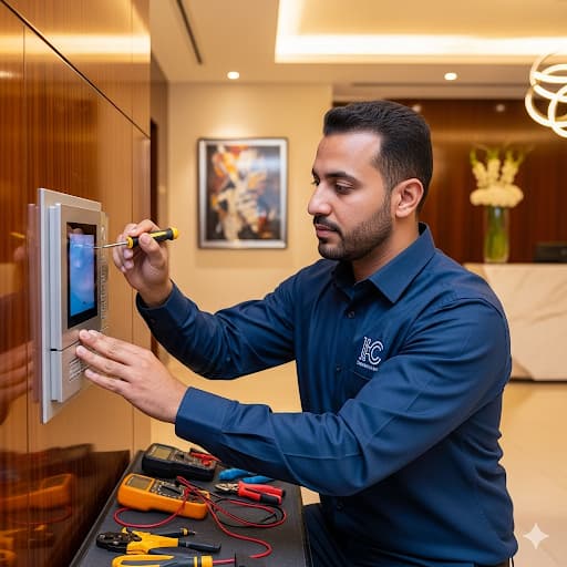 فني انتركم بالكويت - تركيب وصيانة جميع الأنواع 24 ساعة