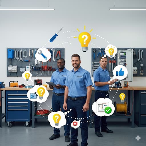 أسئلة وأجوبة شائعة حول خدمات الكهرباء