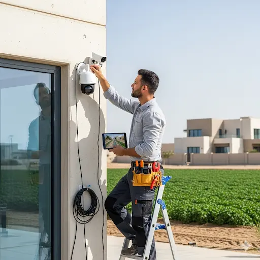 فني كاميرات مراقبة العبدلي: أنظمة مراقبة حديثة للمزارع والمنازل