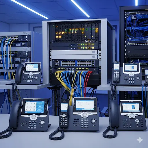 نظام بدالة هاتفية حديث