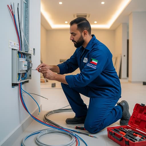 كهربائي الجهراء: خبرة وكفاءة في جميع أعمال الكهرباء المنزلية