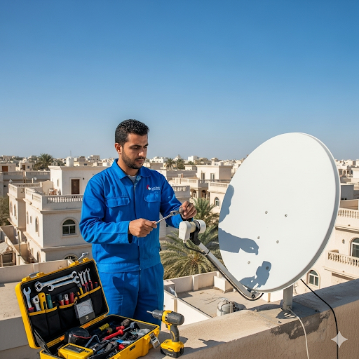 فني ستلايت بيان: خدمات تركيب وصيانة ستلايت متطورة