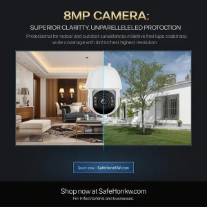 كاميرا Hikvision 8MP – احترافية للمراقبة الداخلية والخارجية