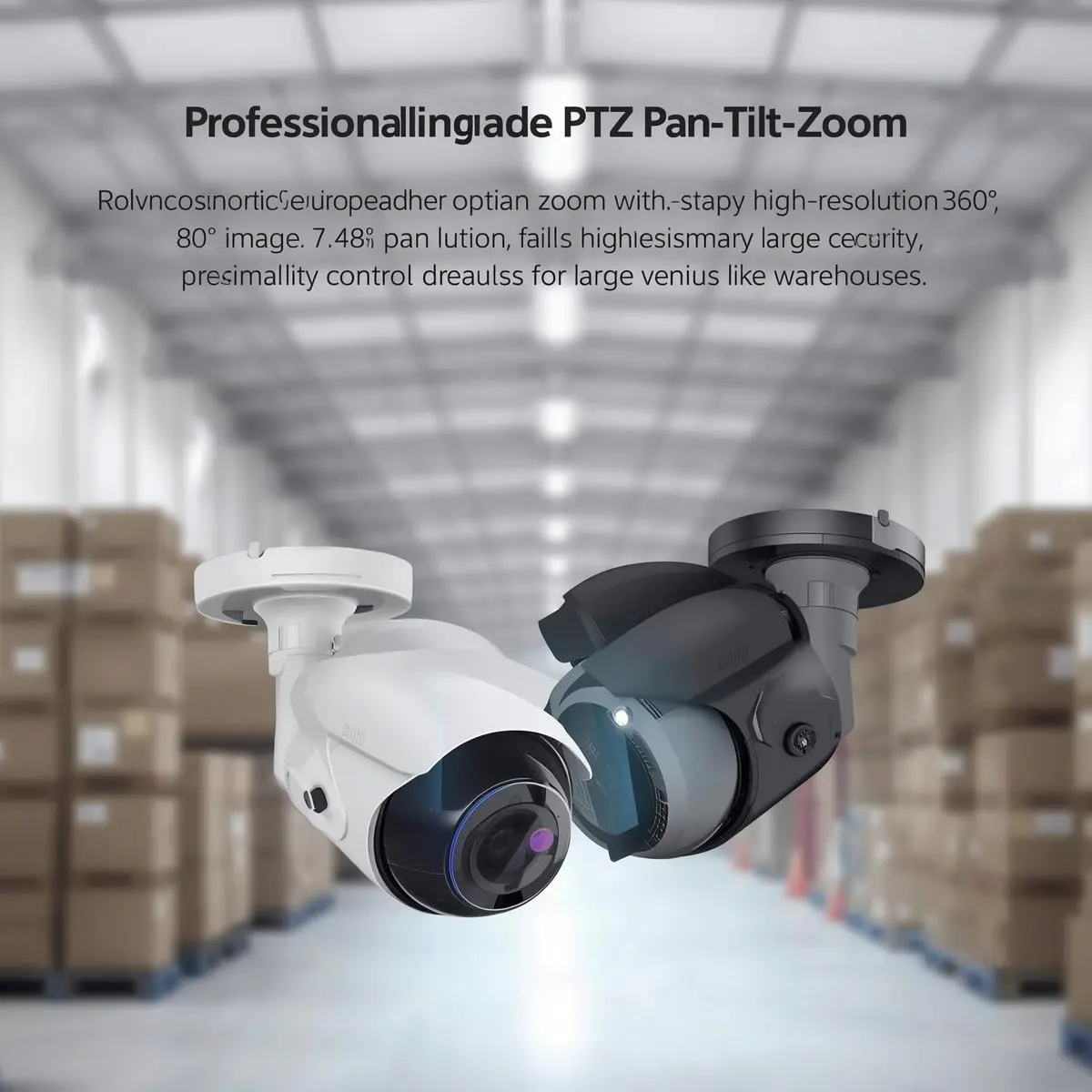 كاميرات PTZ – المراقبة الاحترافية للمساحات الكبيرة