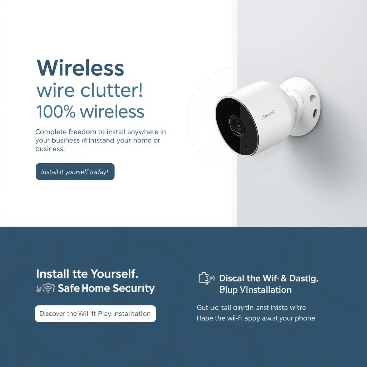 كاميرات لاسلكية Wi-Fi – حرية التركيب والمراقبة الذكية